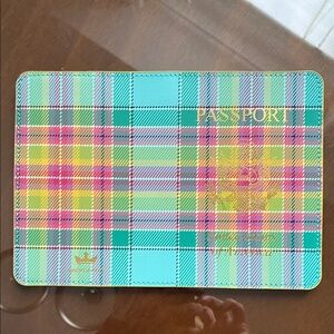 Colorful Plaid Passport Holder